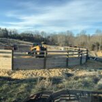 Round Pen construction in Virginia